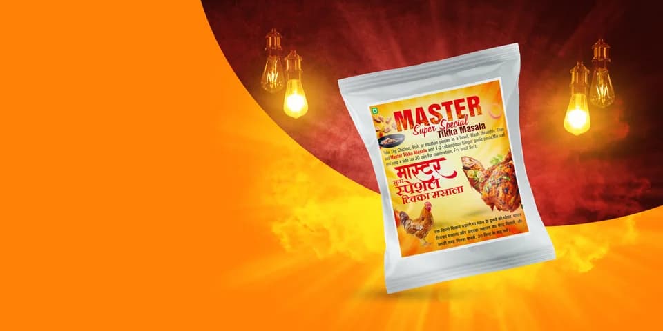 Super special tikka product artwork